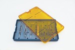 CP1038S-P/C Sterlization Tray W/Mat Size: 10.0"X 6.0"X 0.75"