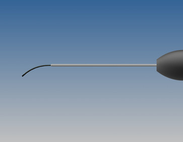 VS0130.23-23G Curved Flexible Tip Laser Probe